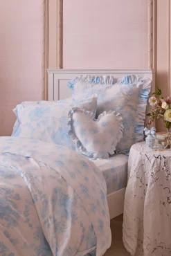 Ruffle Heart Pillow