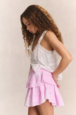 Ruffle Mini Heritage Skirt
