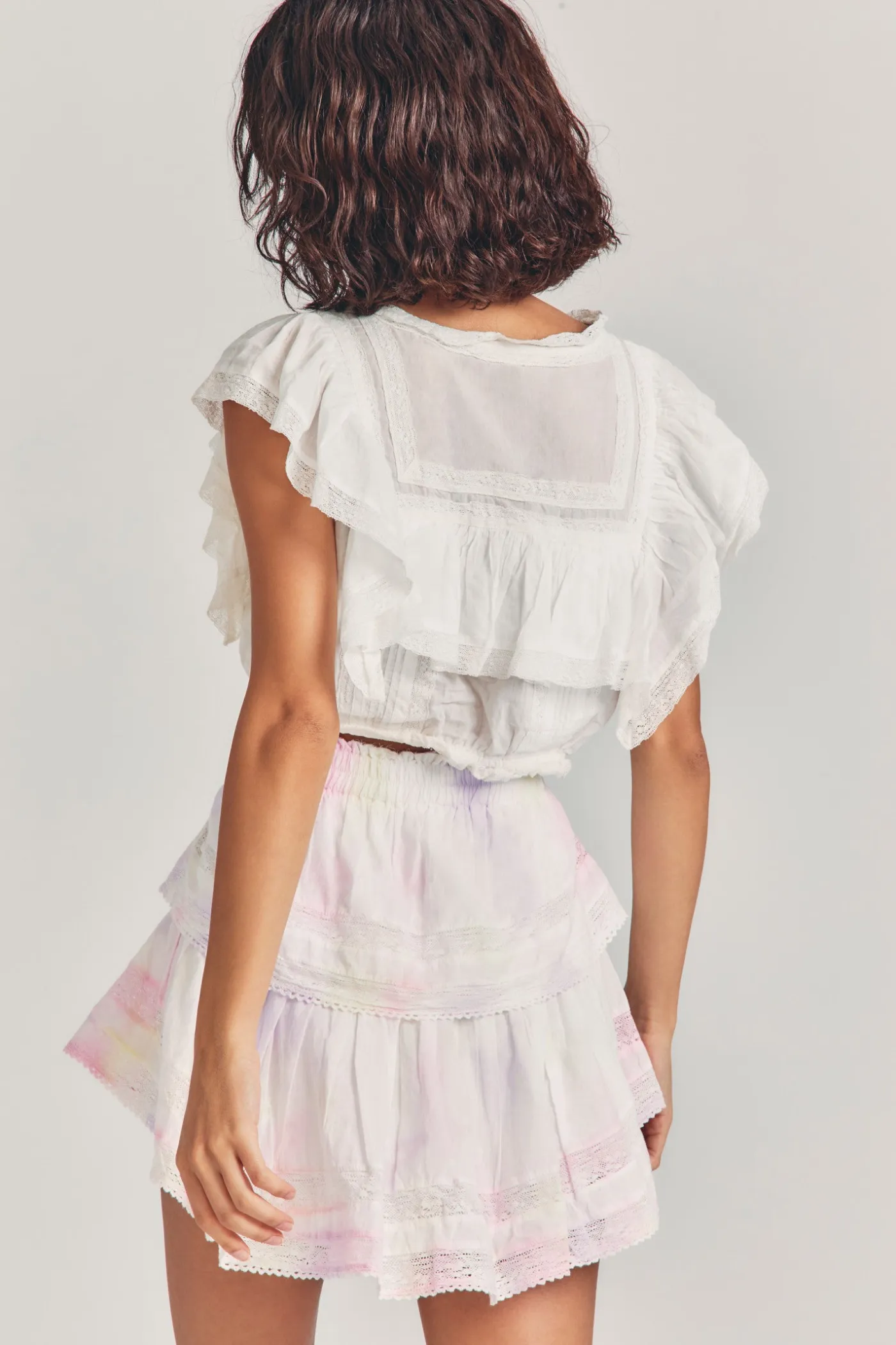 Ruffle Mini Heritage Skirt