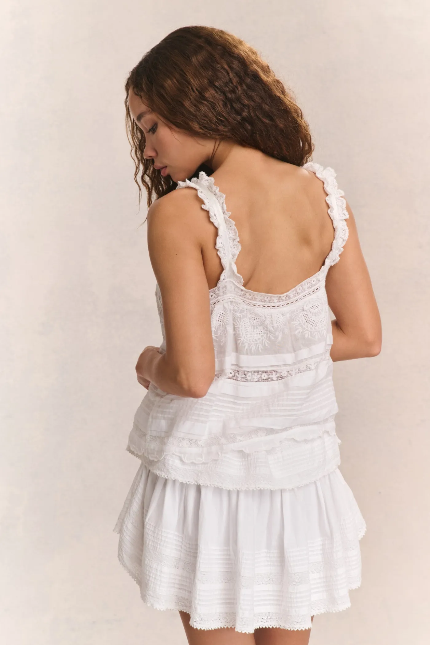 Ruffle Mini Heritage Skirt