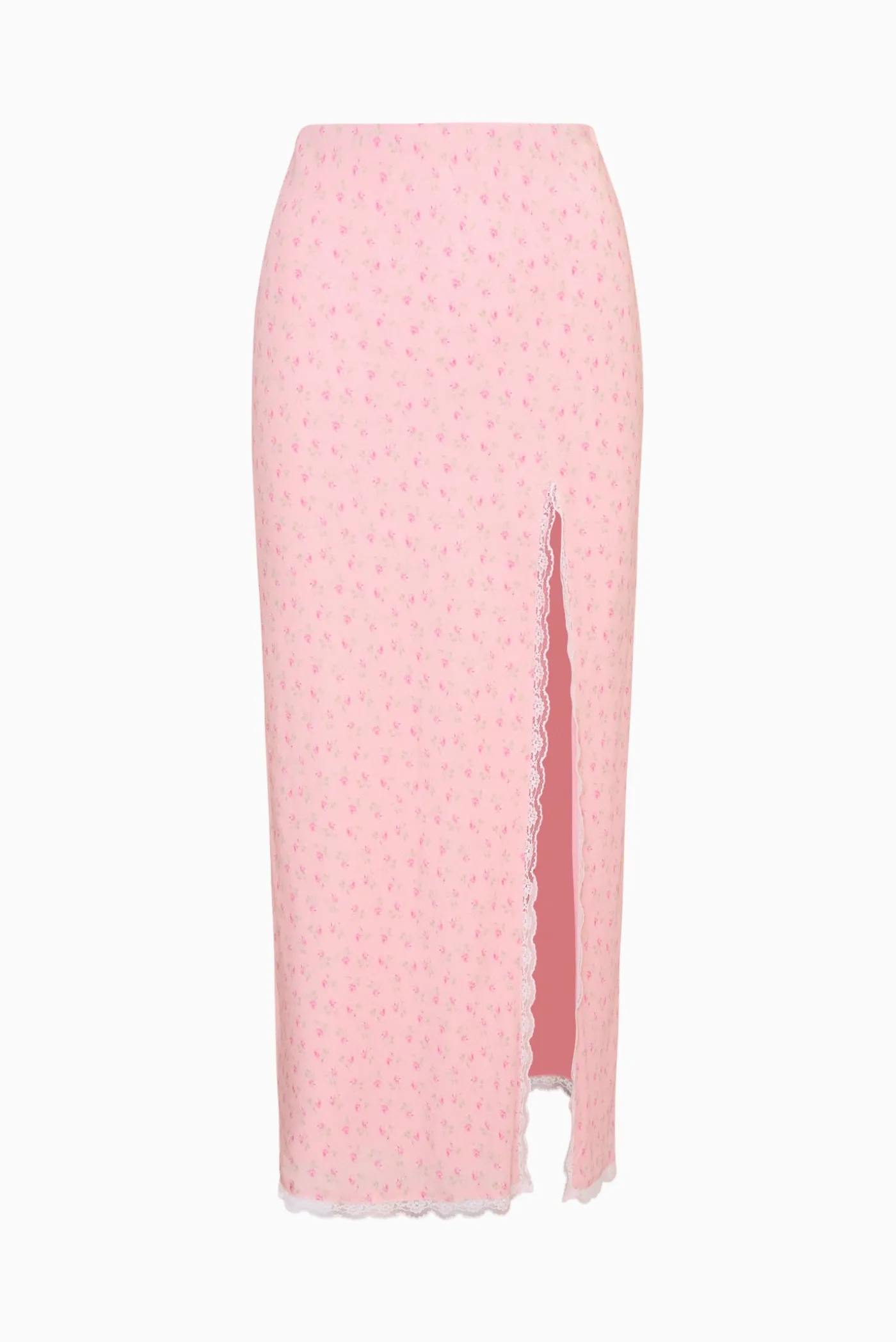 Silvia Floral Crepe Midi Skirt