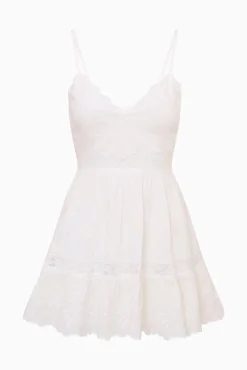 Soli Cotton Lace Mini Dress