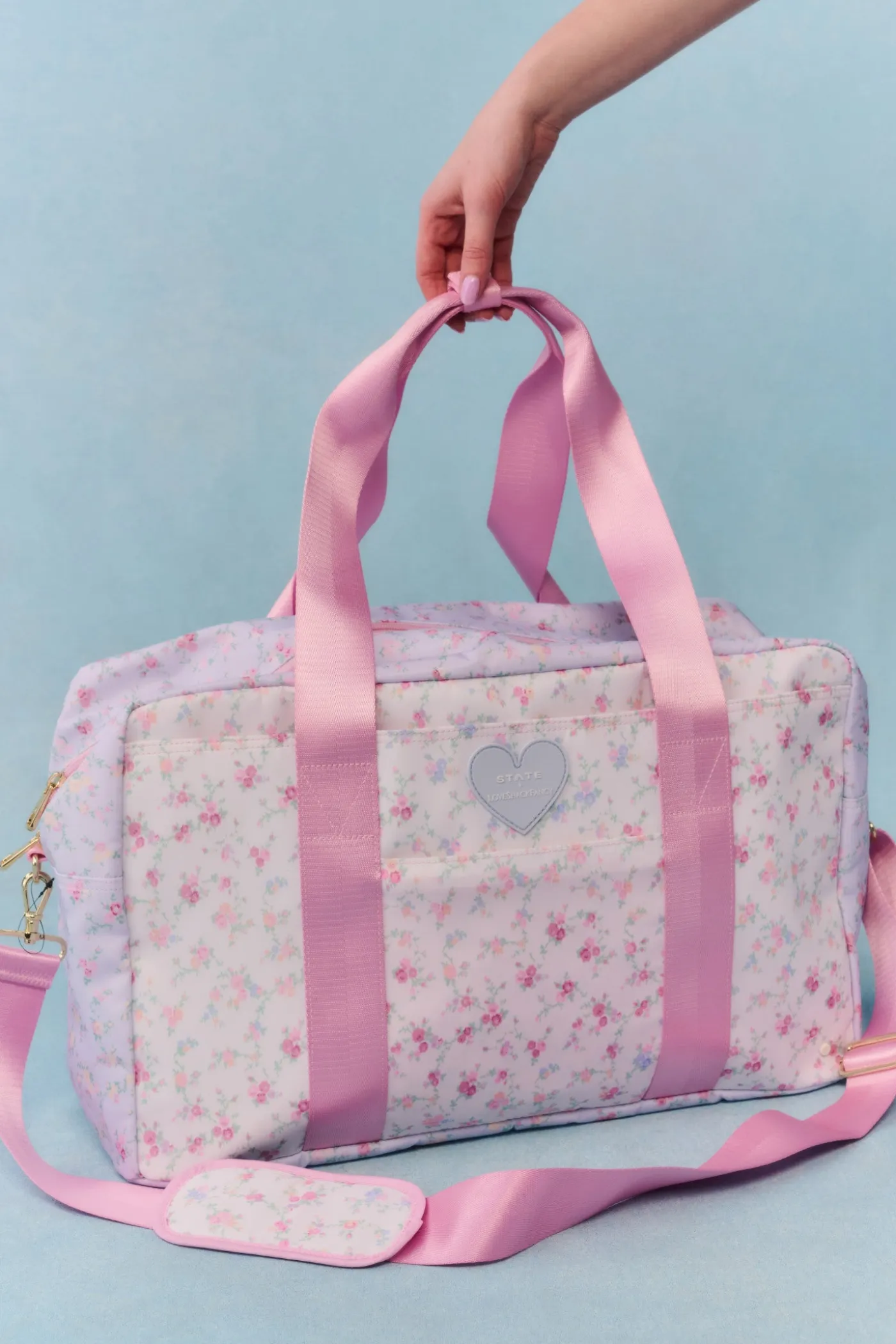 STATE x LoveShackFancy Floral Wellington Weekender