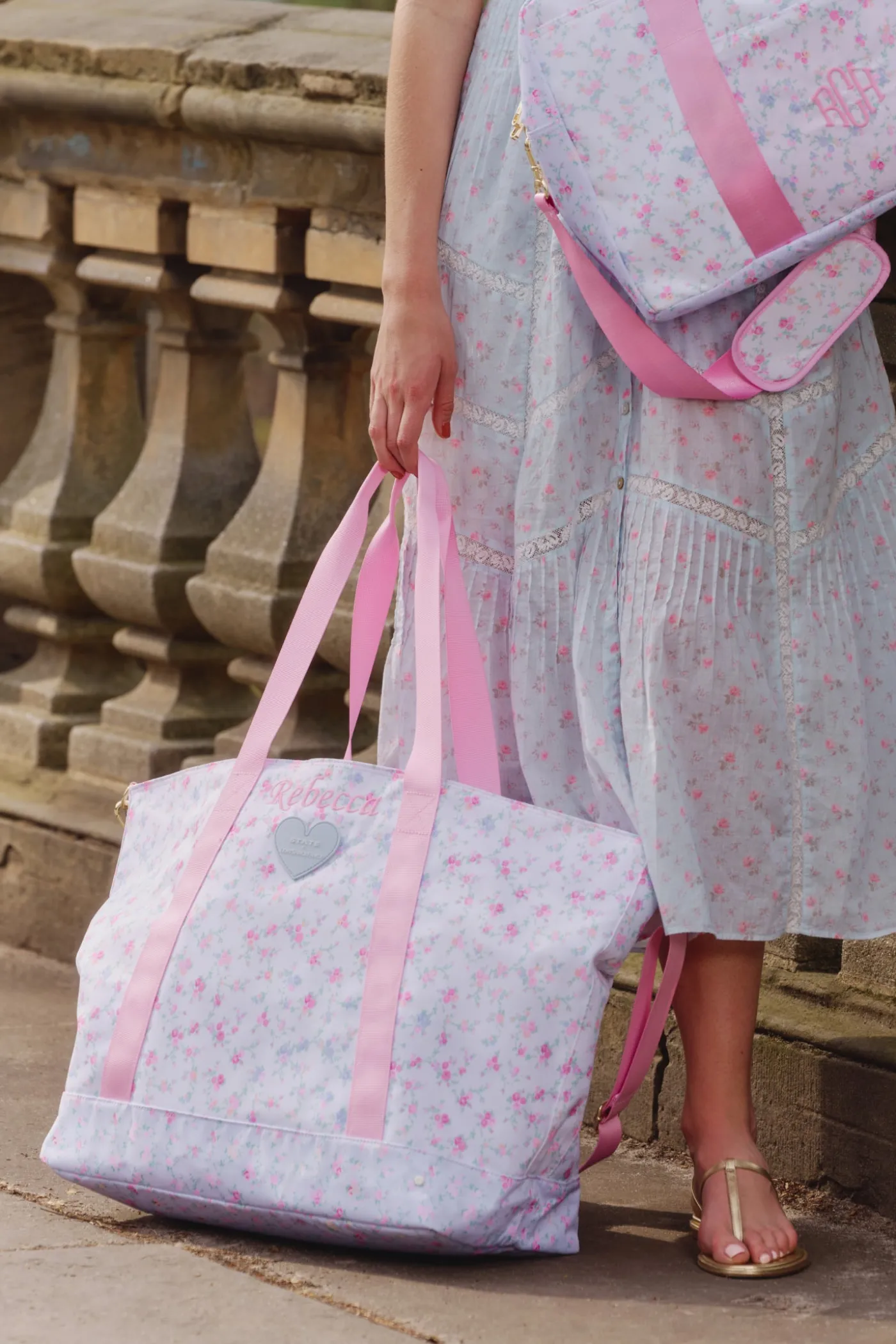 STATE x LoveShackFancy Floral Graham XL Tote