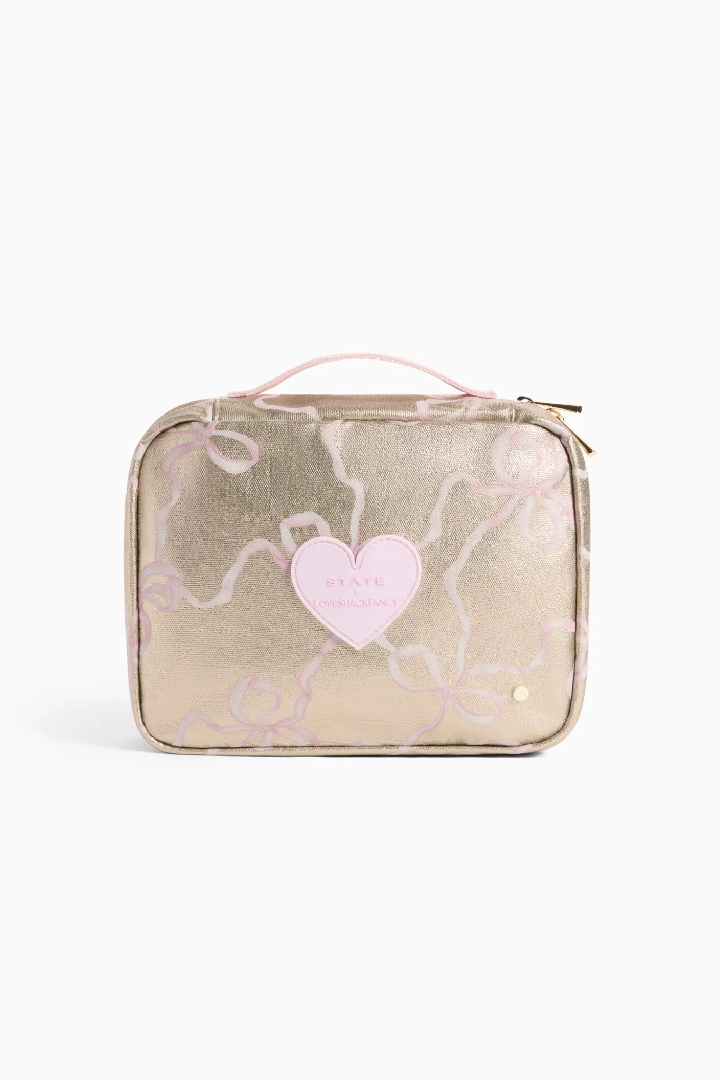 STATE x LoveShackFancy Gold Benson Toiletry Kit