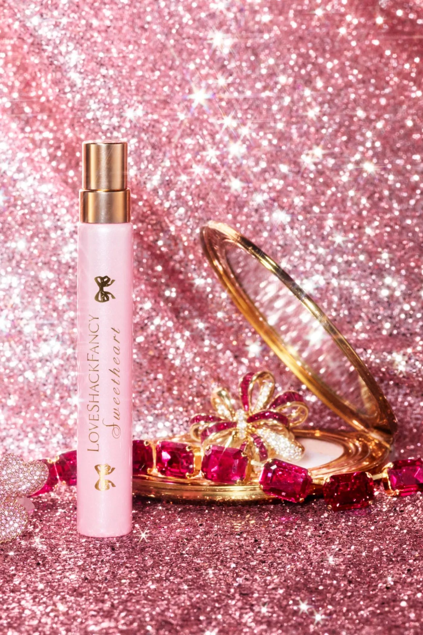 Sweetheart Eau de Parfum Travel Spray with Pink Raspberry and Peach Musk