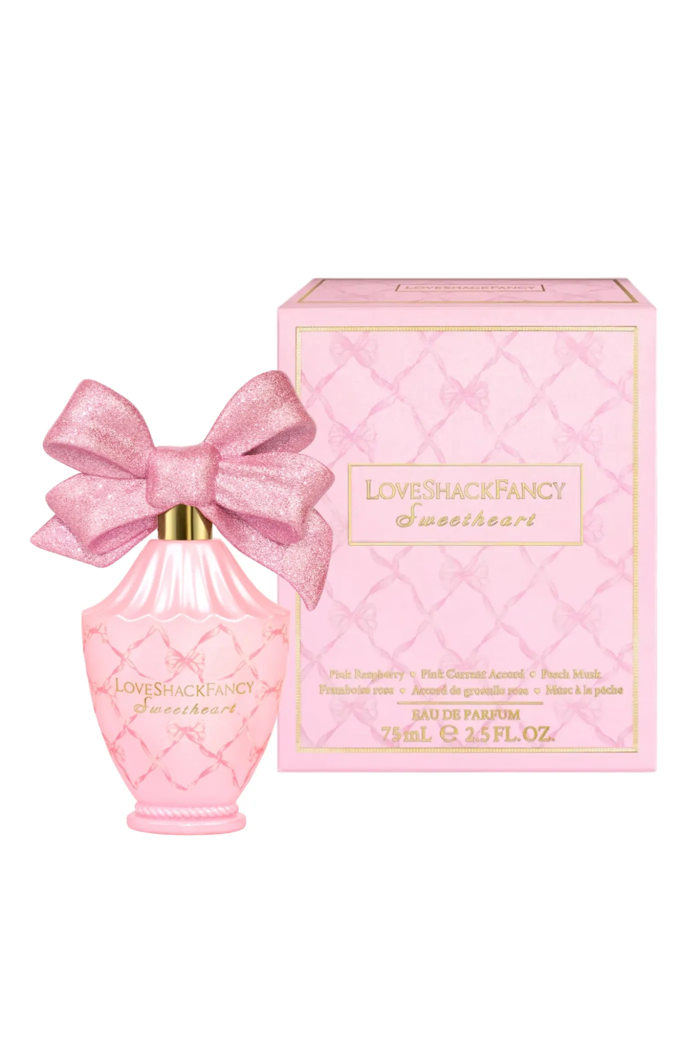 Sweetheart Eau de Parfum with Pink Raspberry and Peach Musk