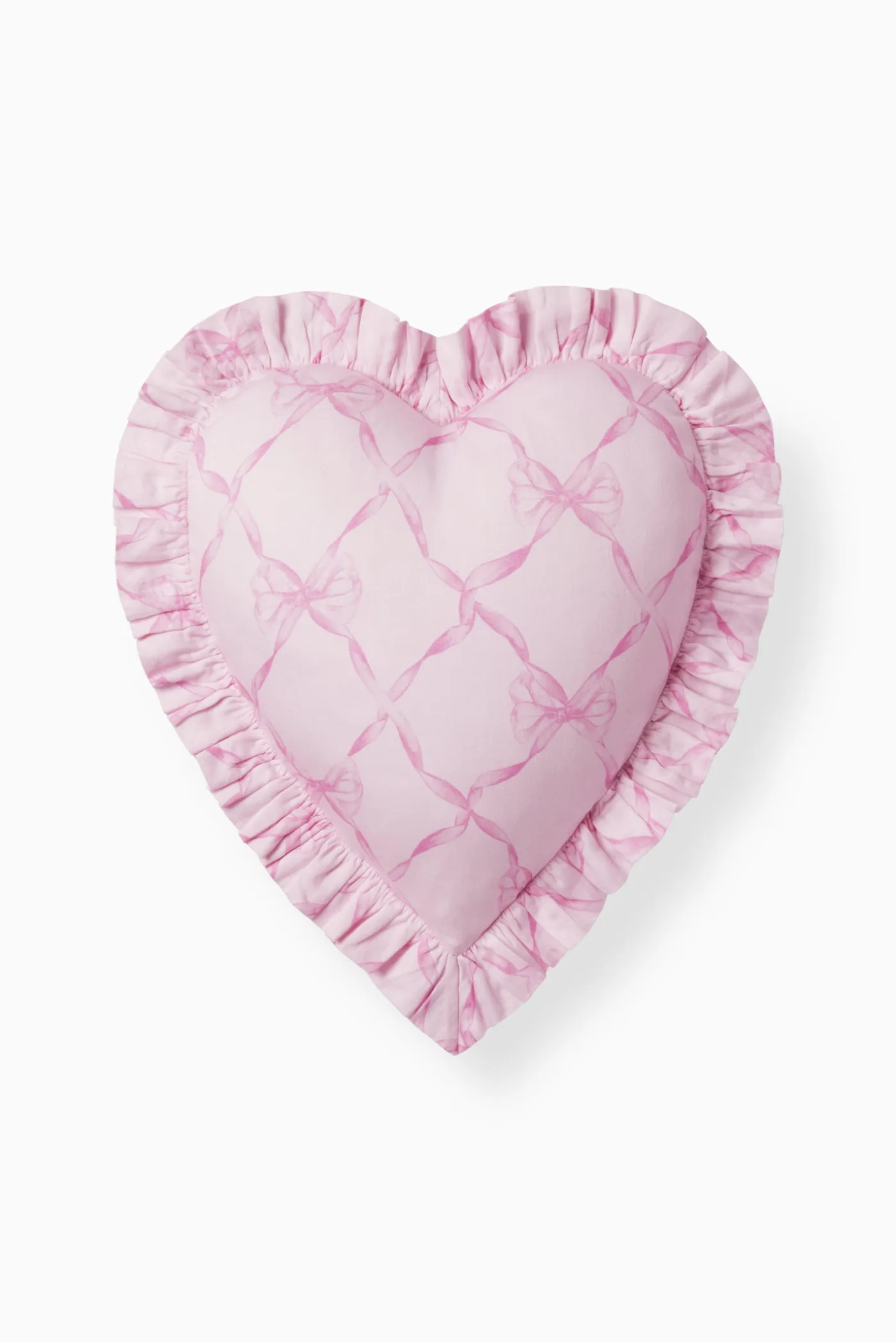Sweetheart Ruffle Heart Pillow