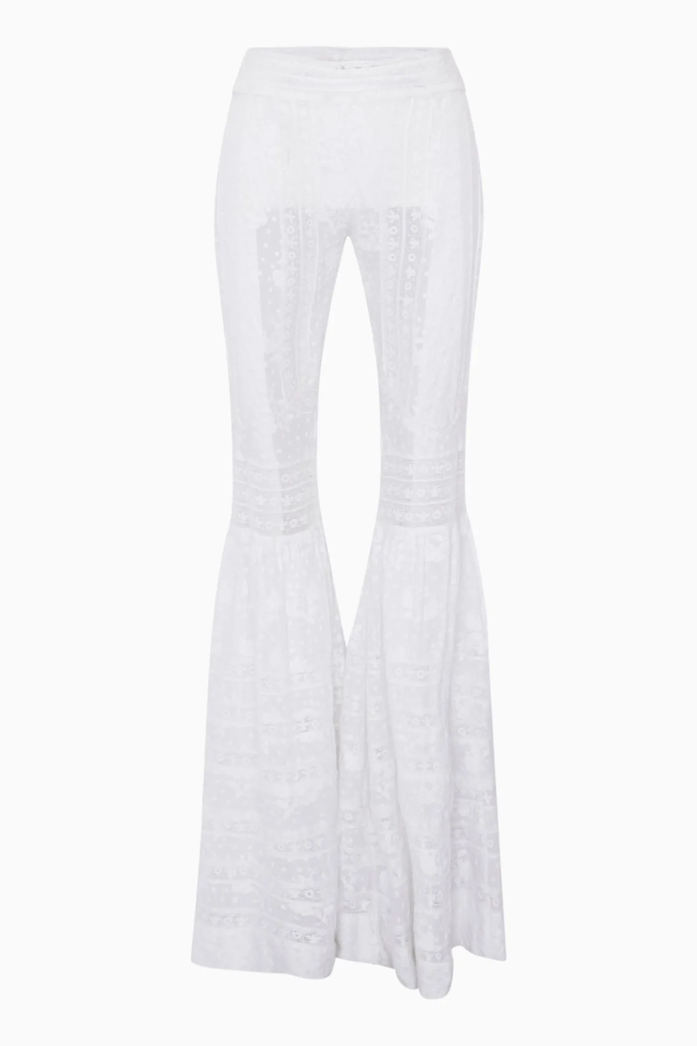 Tevla Cotton Victorian Bell Bottom Pant