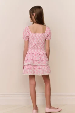 Tween Billie Heart Print Skirt