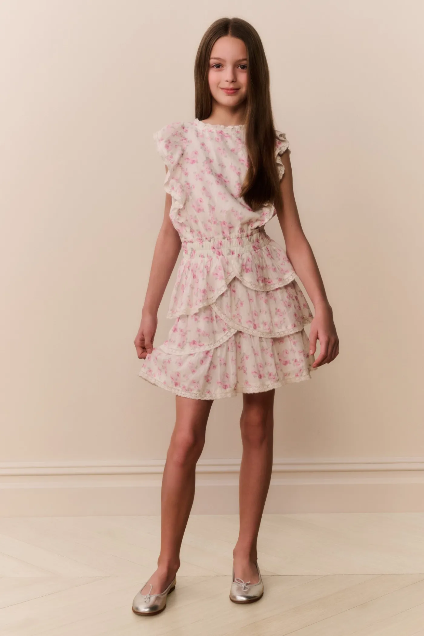 Tween Blooming Floral Decker Dress