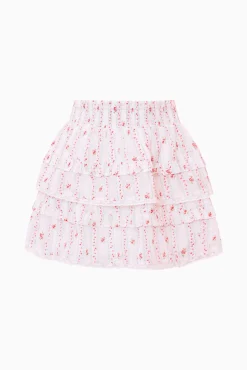 Tween Cherry Stripe Billie Skirt