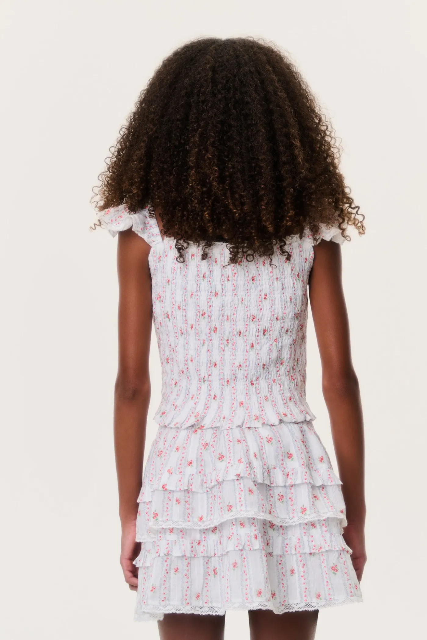 Tween Cherry Stripe Billie Skirt