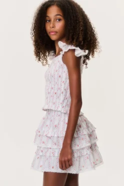Tween Cherry Stripe Caspia Top