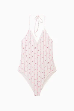 Tween Cherry Stripe Liorra Swimsuit
