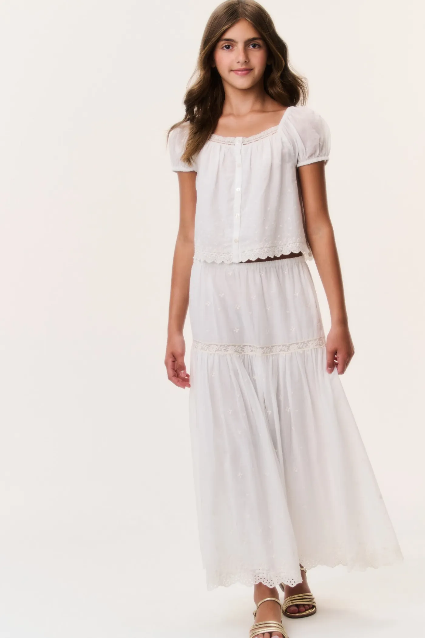 Tween Cotton Lace Leonna Top