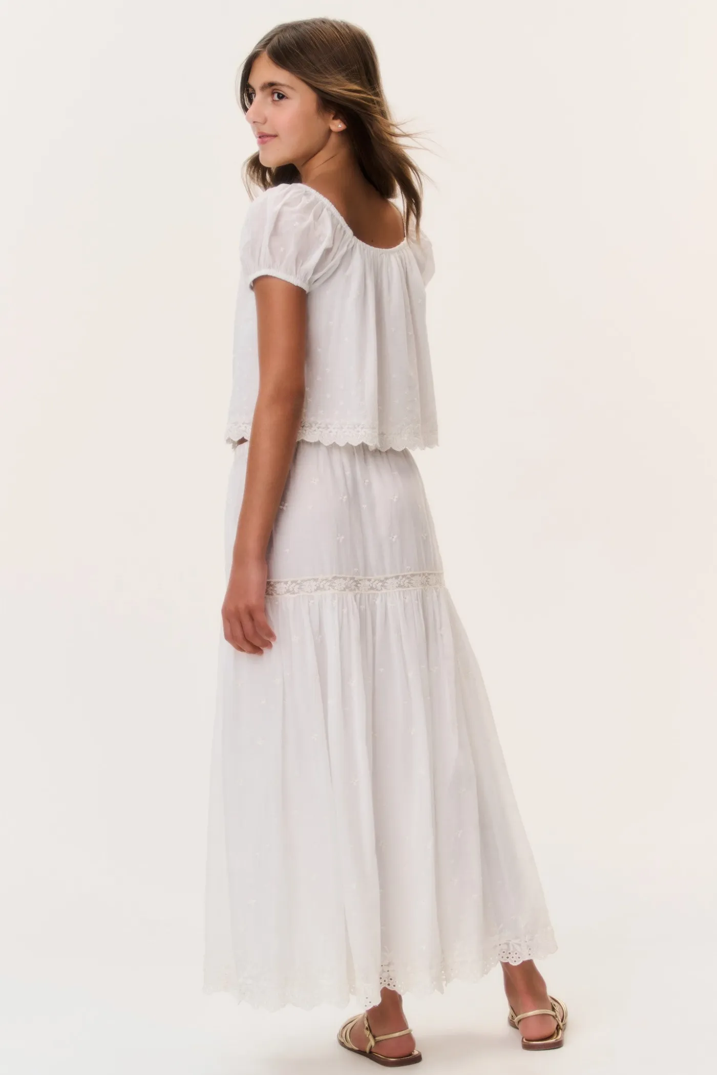 Tween Cotton Lace Leonna Top