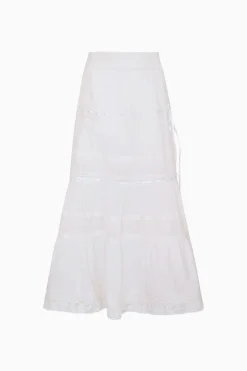 Tween Cotton Tiered Sampaio Maxi Skirt