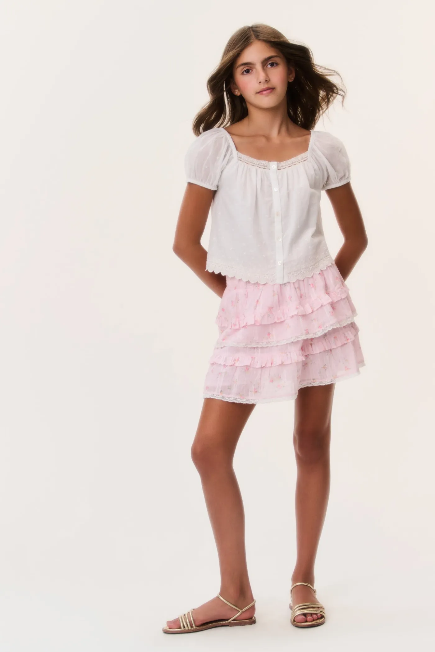 Tween Ditsy Floral Billie Skirt