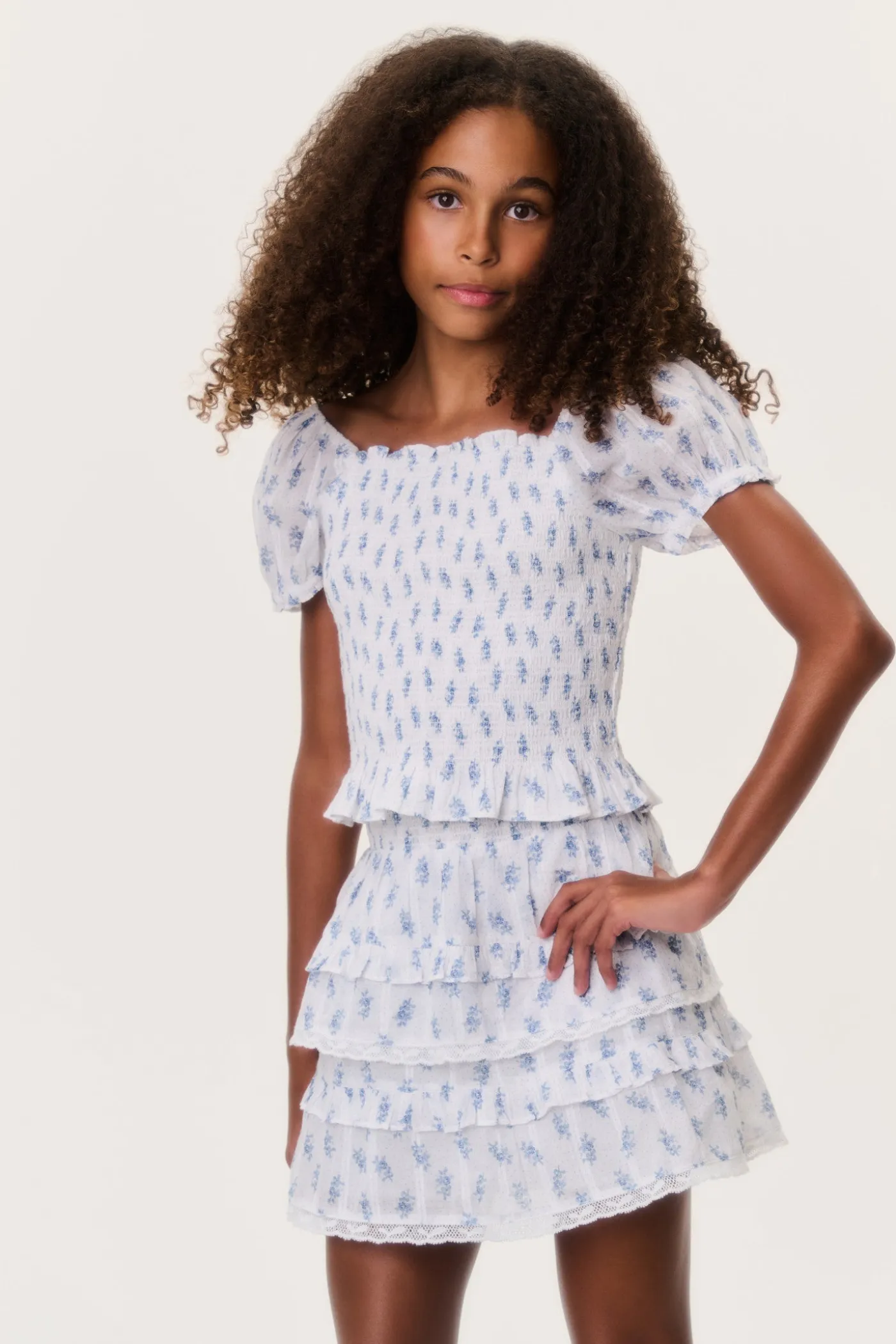 Tween Indigo Cloud Billie Skirt