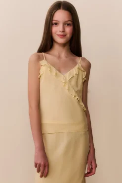 Tween Kalea Chiffon Ruffle Top