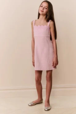 Tween Lace Tweed Willamina Dress