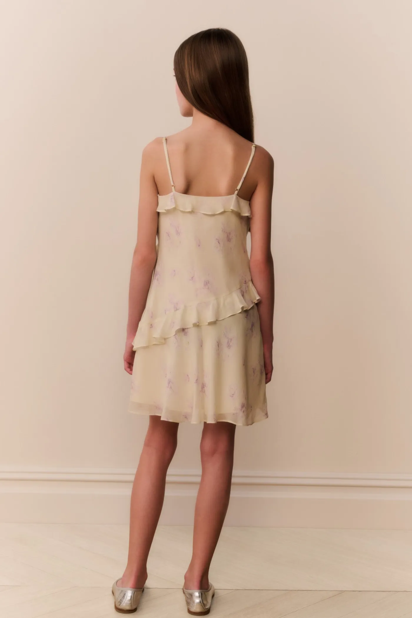 Tween Lomina Floral Chiffon Dress