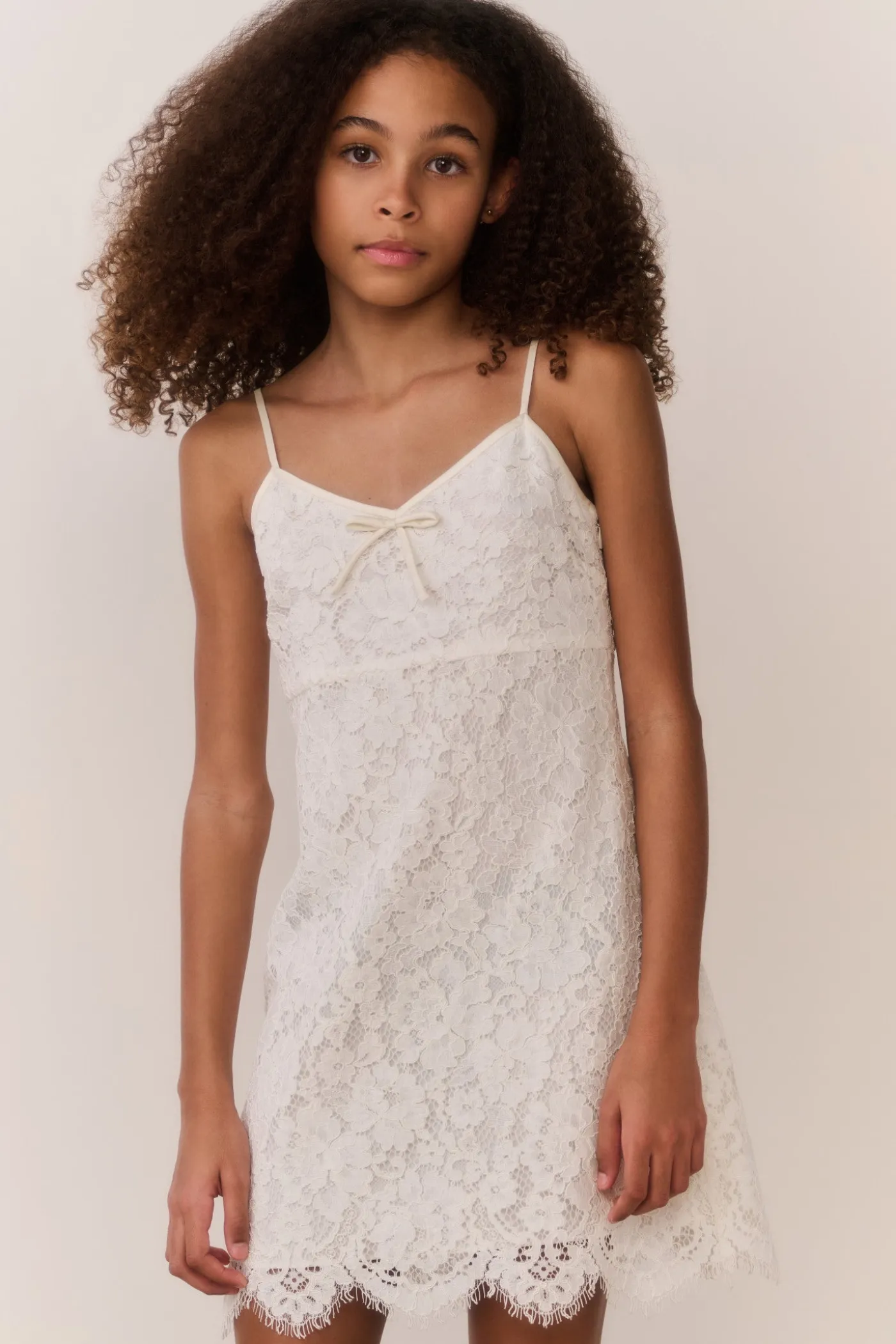 Tween Petaline Lace Mini Dress
