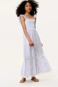 Tween Rhiannon Striped Floral Dress