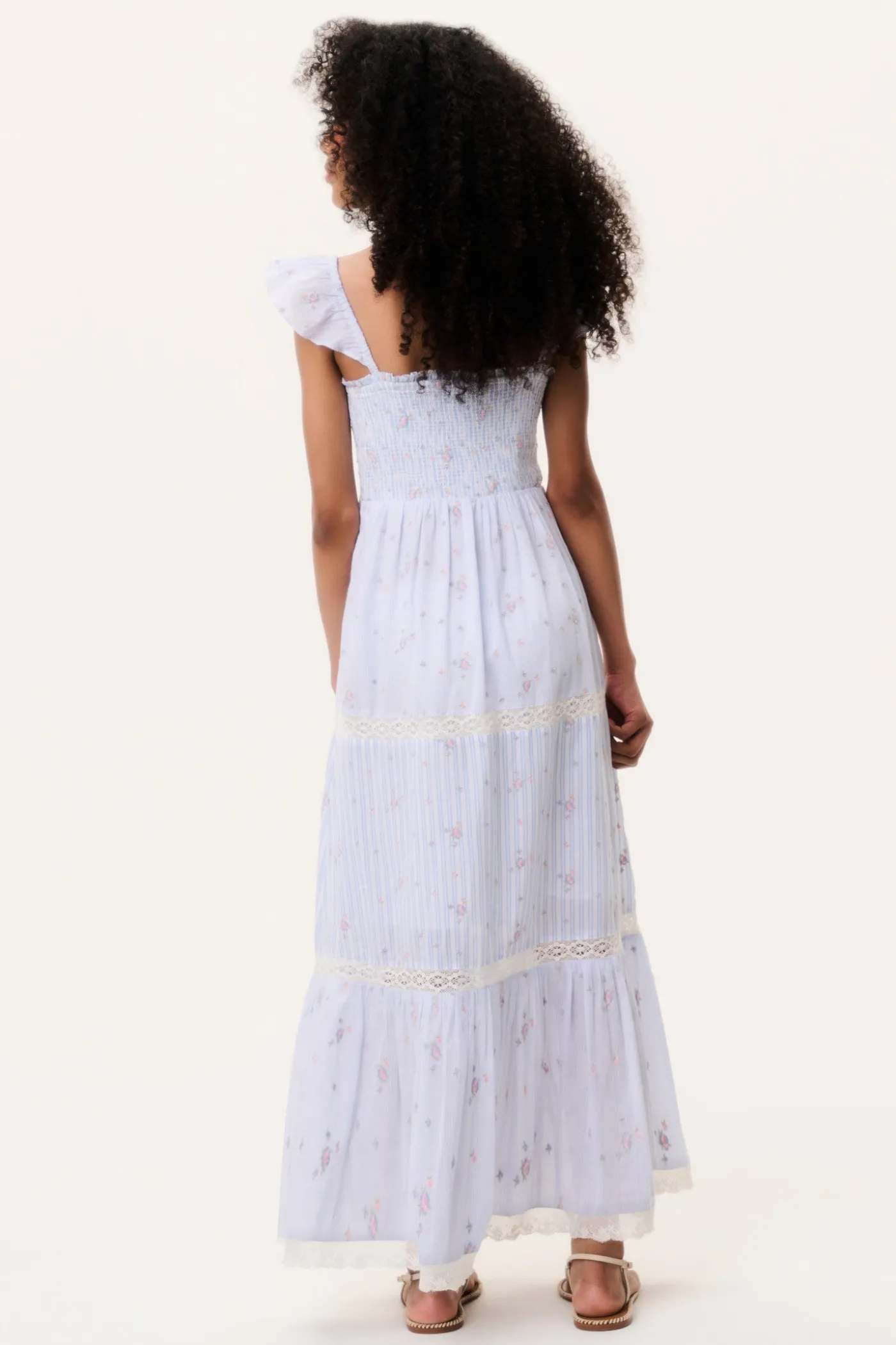 Tween Rhiannon Striped Floral Dress