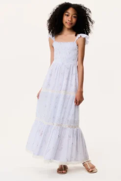 Tween Rhiannon Striped Floral Dress