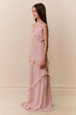 Tween Rialto Floral Chiffon Dress