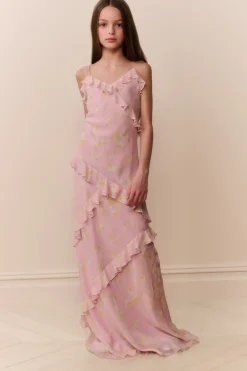 Tween Rialto Floral Chiffon Dress