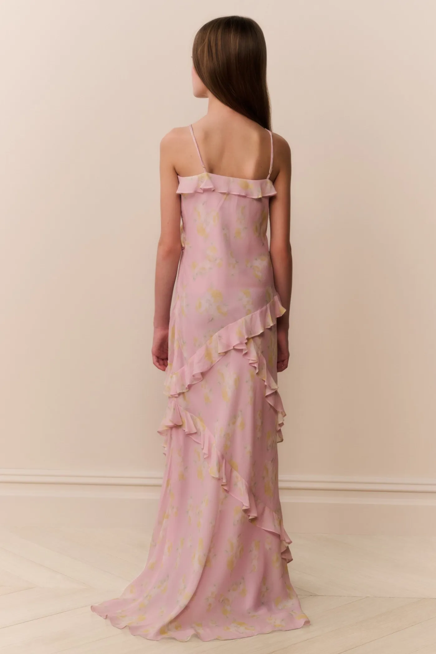 Tween Rialto Floral Chiffon Dress