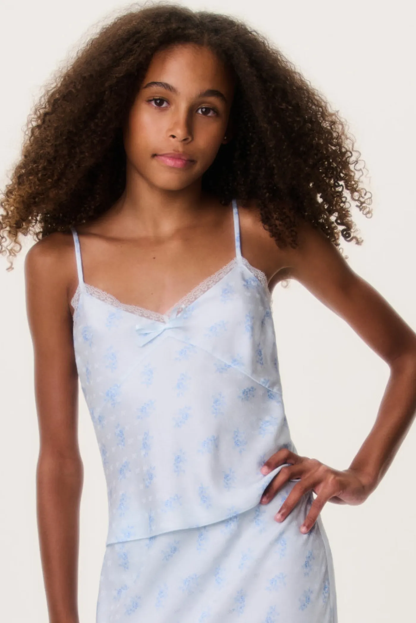 Tween Silk-Blend Brett Top