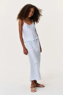 Tween Silk-Blend Kalo Skirt