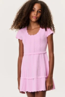 Tween Stretch Pointelle Jovie Dress