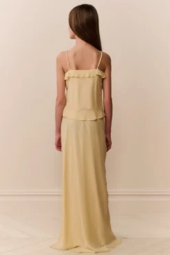 Tween Thyme Chiffon Maxi Skirt