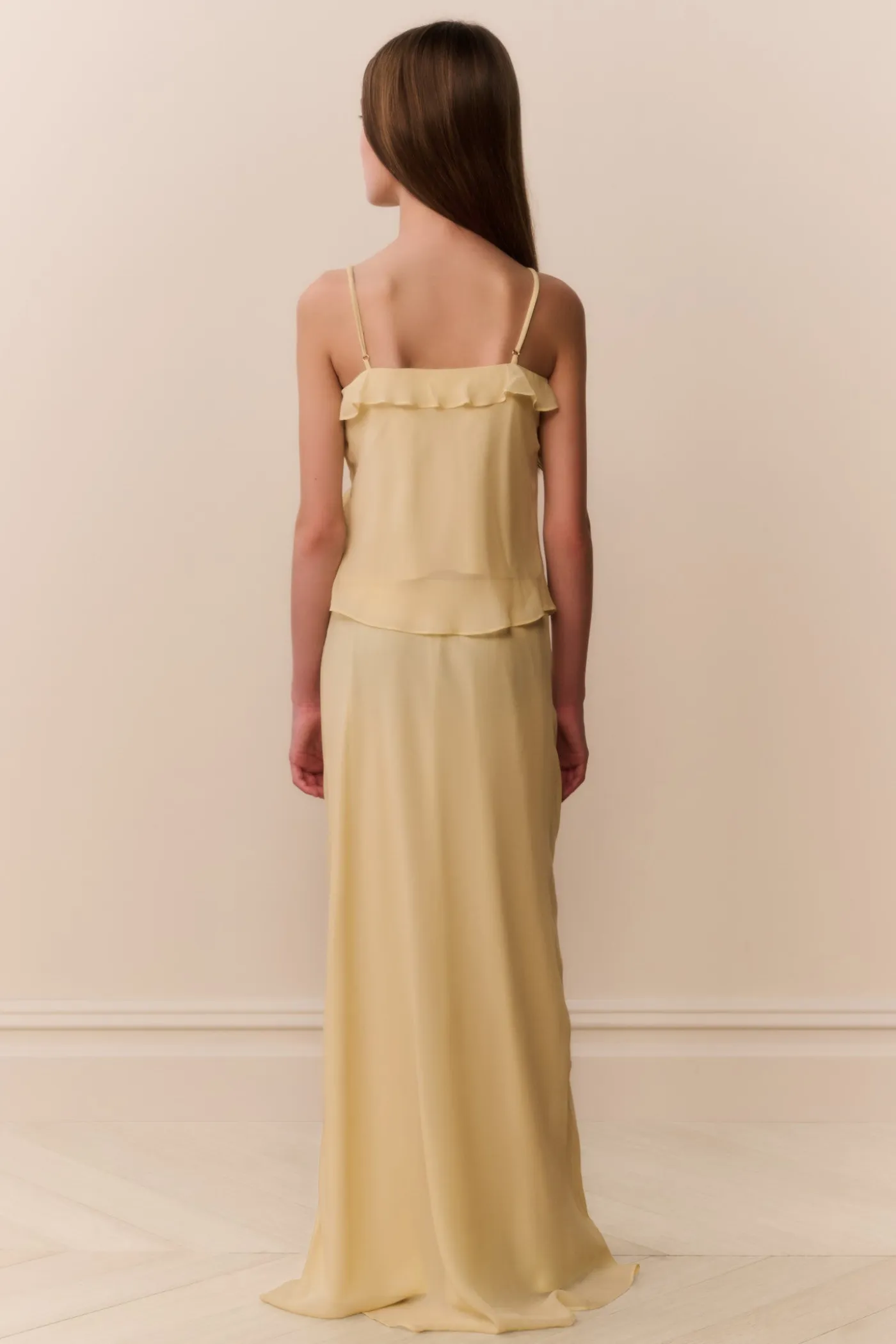 Tween Thyme Chiffon Maxi Skirt