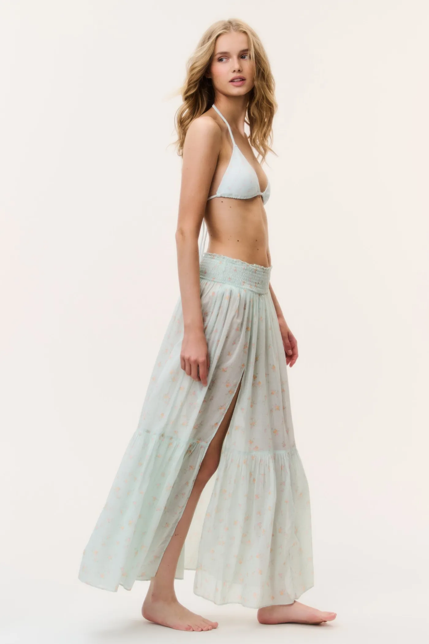 Umber Cotton Cover-Up Skirt