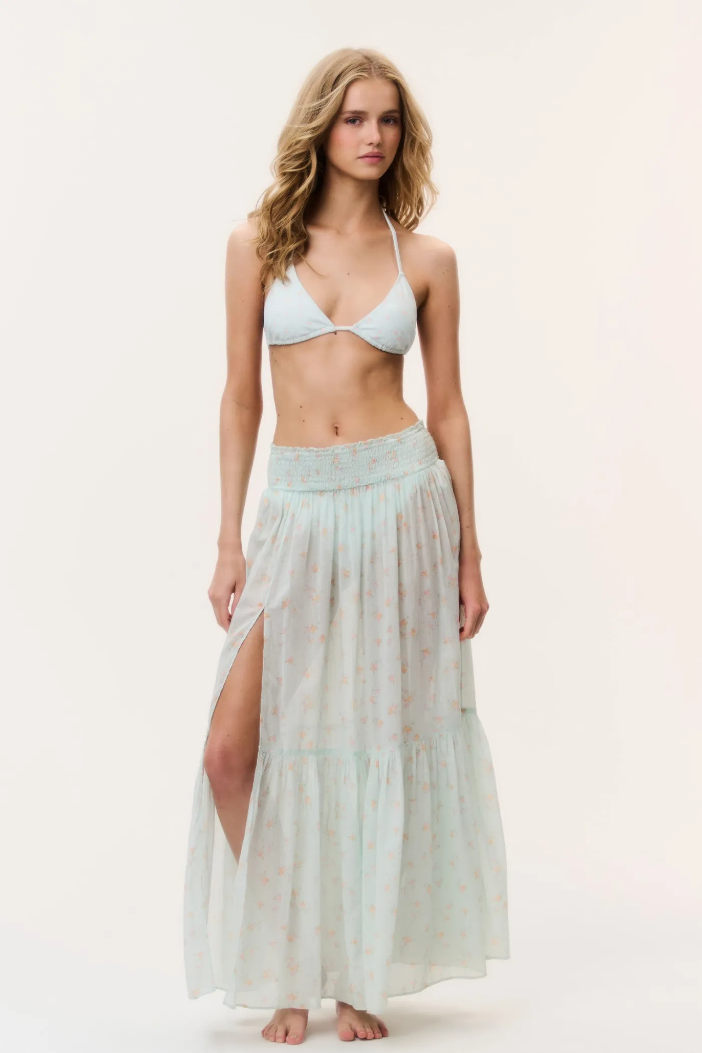 Umber Cotton Cover-Up Skirt