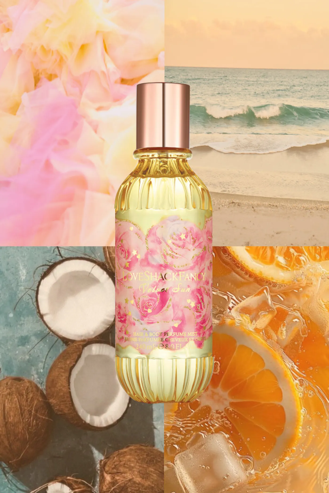 Velvet Sun Hair & Body Perfume Mist with Coconut Water