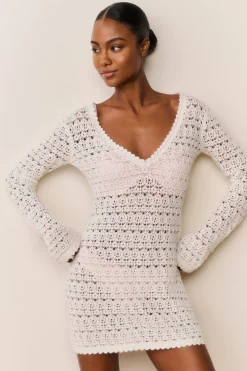 Vespa Crochet Mini Cover-Up Dress