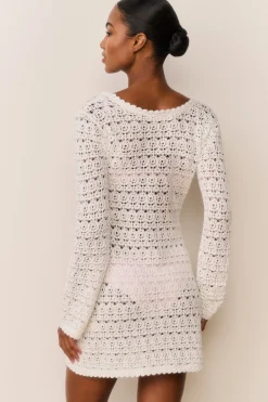 Vespa Crochet Mini Cover-Up Dress