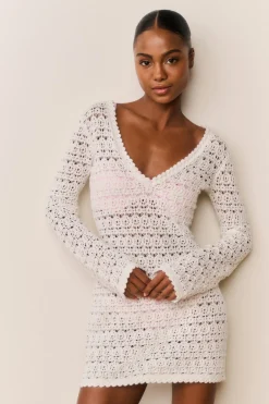Vespa Crochet Mini Cover-Up Dress