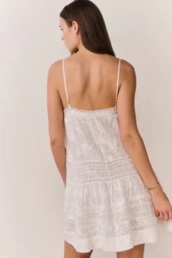 Vionett Cotton Victorian Mini Dress
