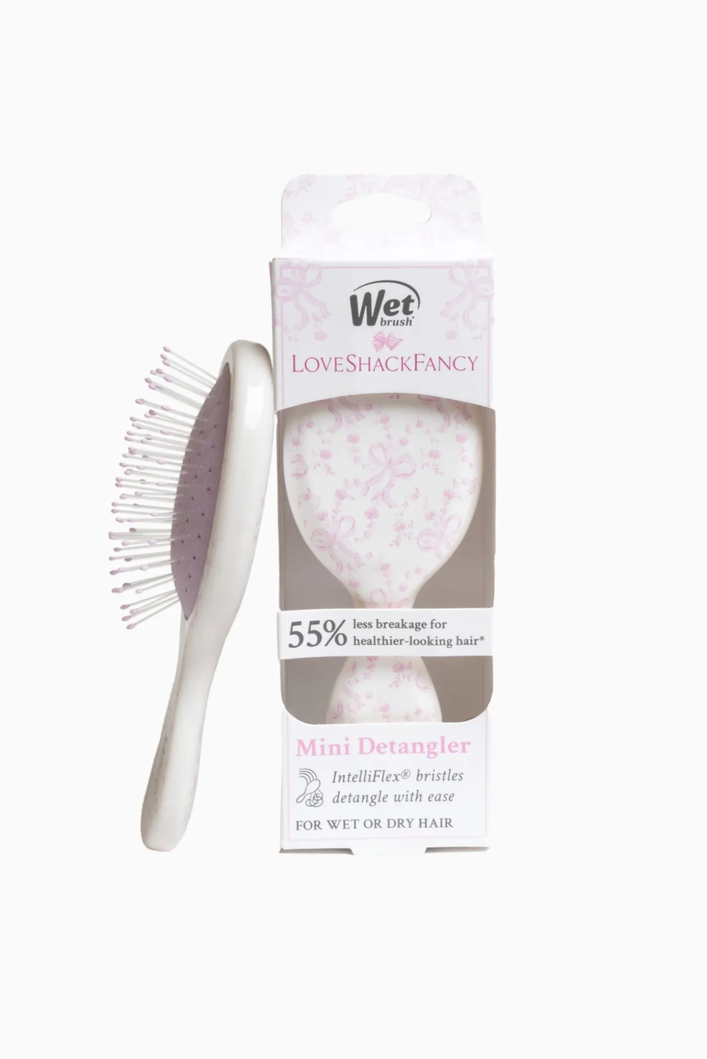 Wet Brush x Love Shack Fancy Mini Detangler - Coquette Bow