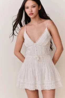 Zirelle Cotton Victorian Mini Dress