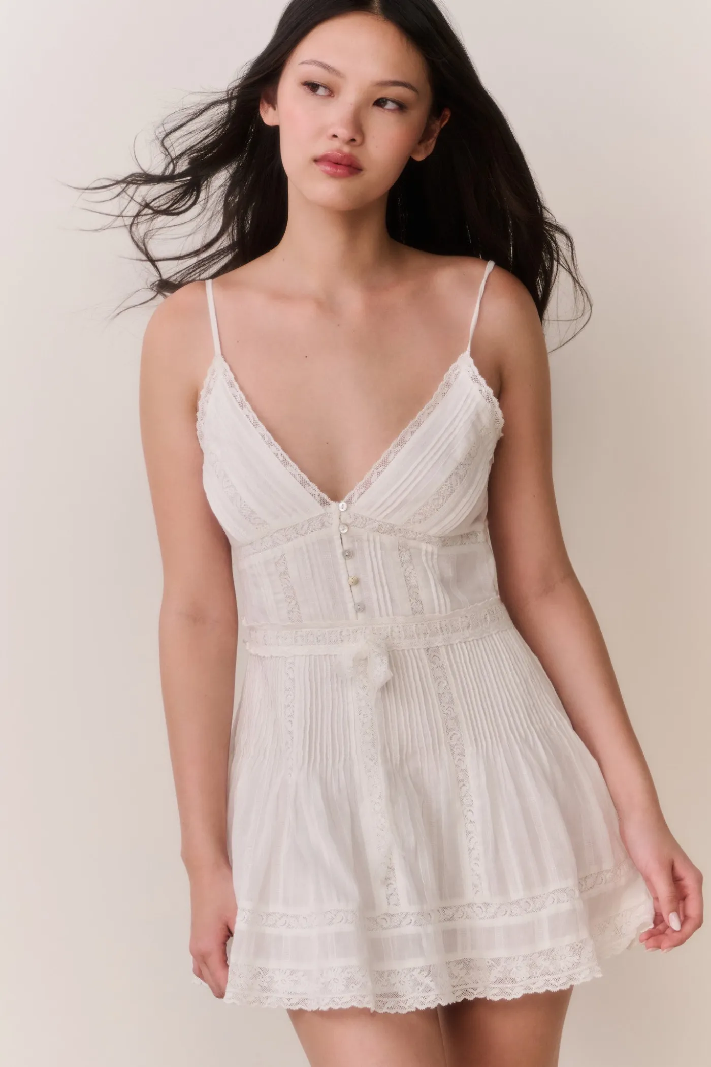 Zirelle Cotton Victorian Mini Dress