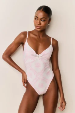 Zyra One-Piece Toile Print Swimsuit